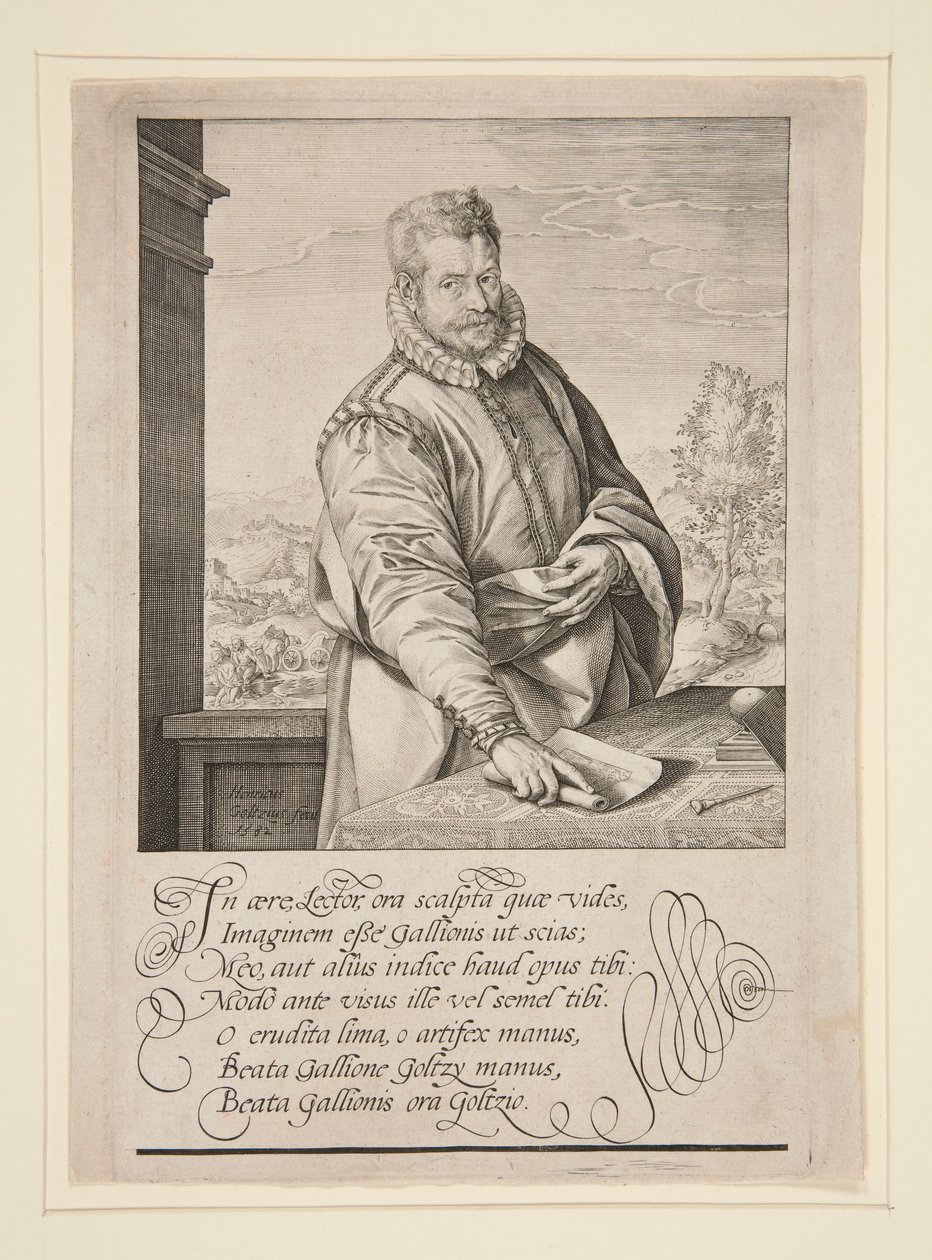 Ritratto di Philip Galle da Hendrick Goltzius