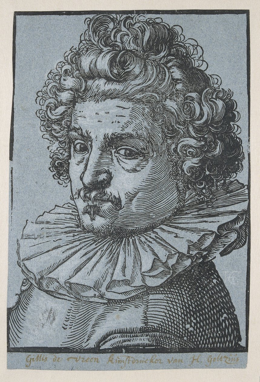 Ritratto di Gillis van Breen da Hendrick Goltzius