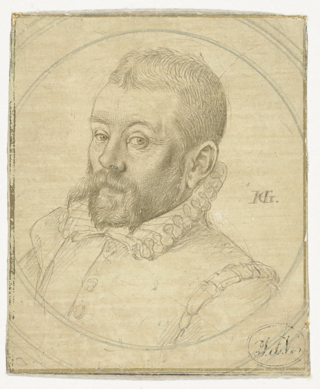 Ritratto di Lubbert Claesz. van der Weijden da Hendrick Goltzius