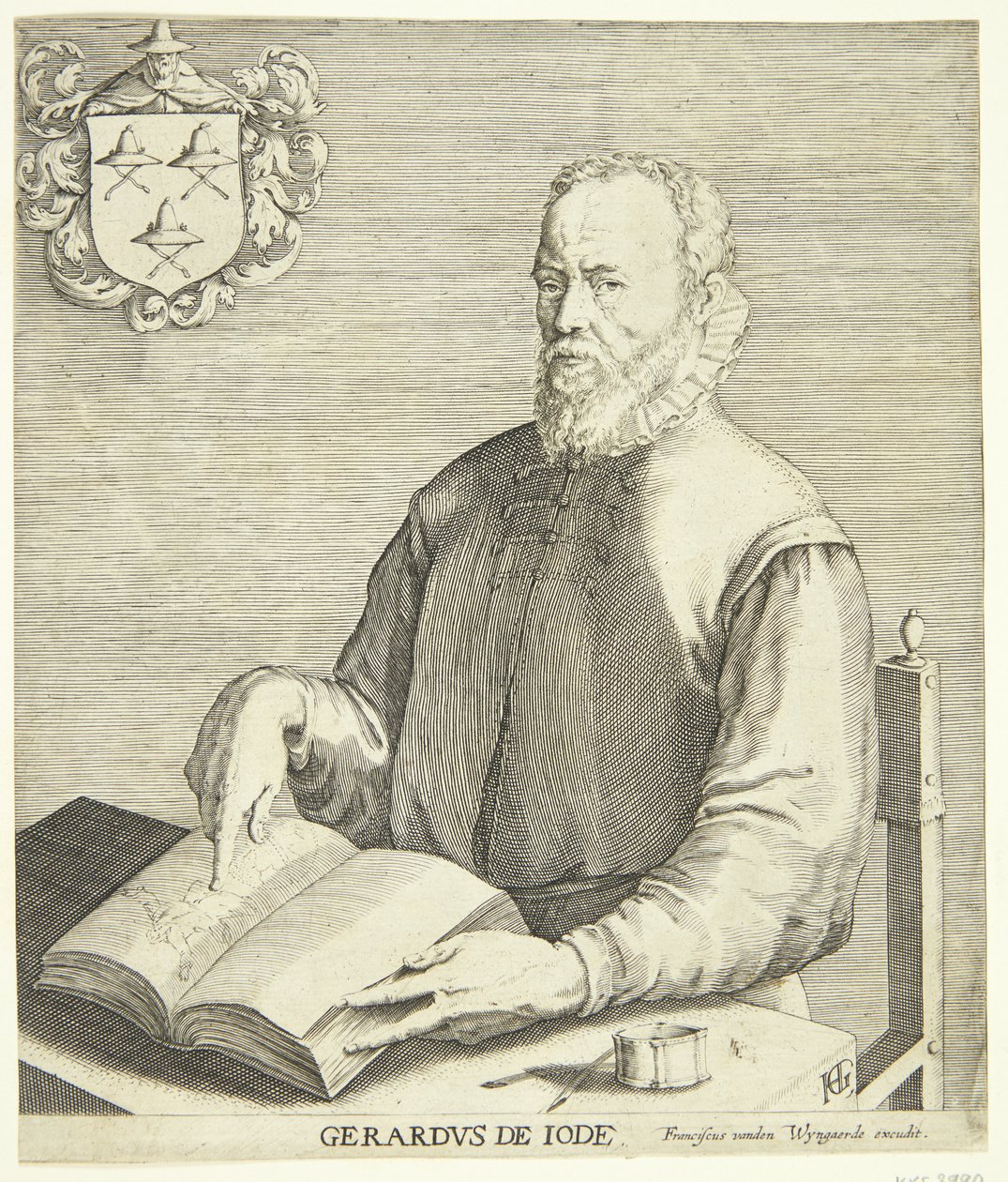 Ritratto di Gerard de Jode da Hendrick Goltzius