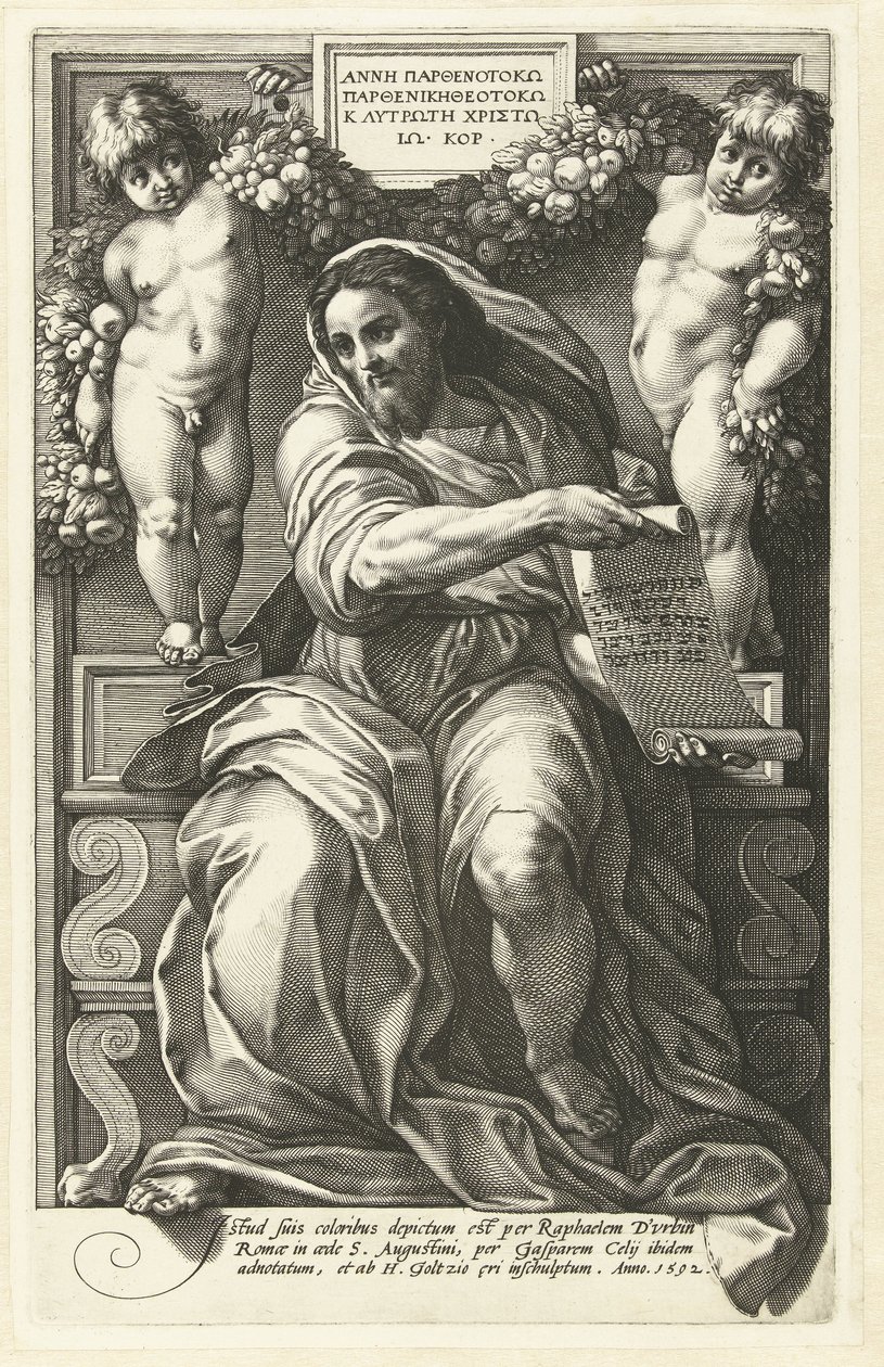 Profeta Isaia da Hendrick Goltzius