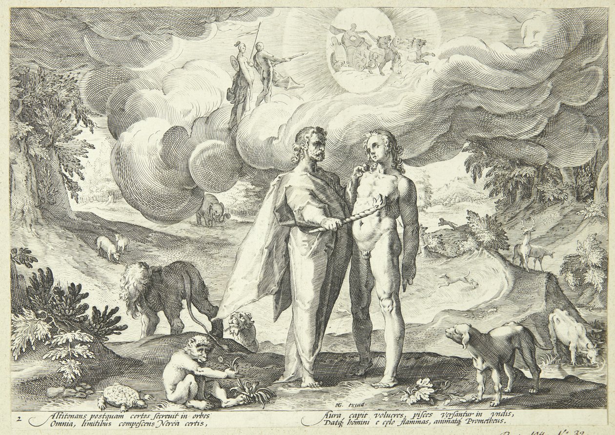 Prometeo crea l