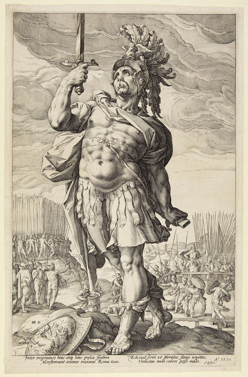 Publius Horatius da Hendrick Goltzius