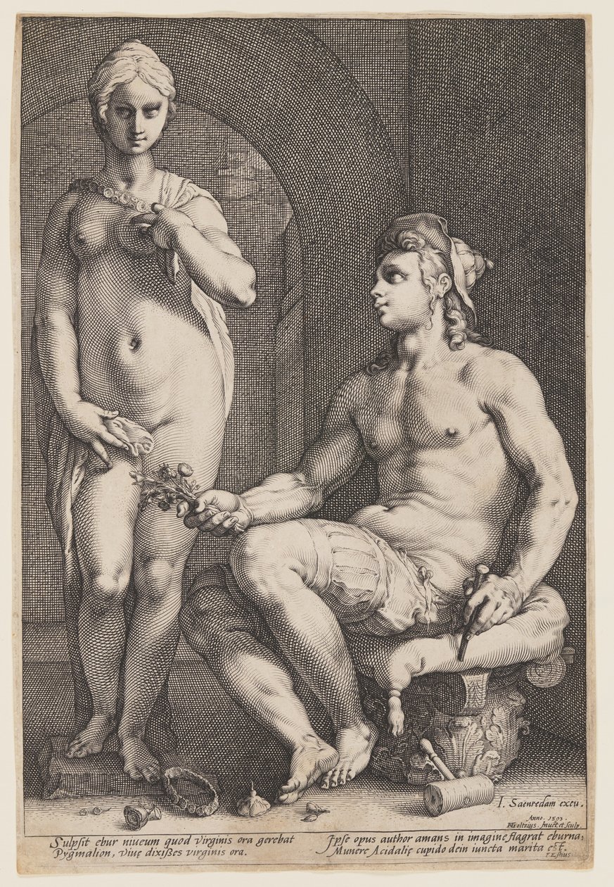 Pigmalione e Galatea da Hendrick Goltzius