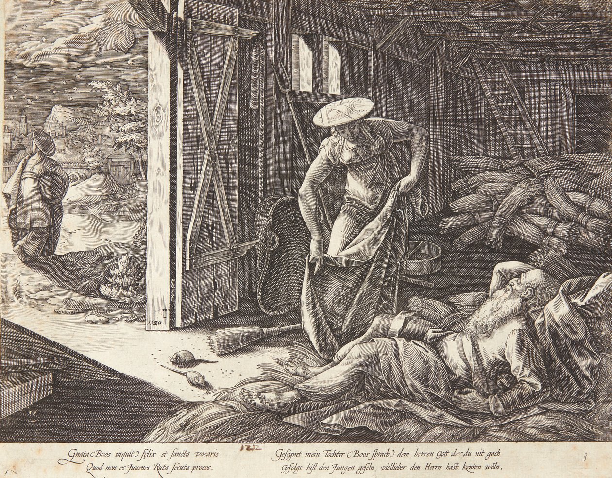 Ruth e Boaz sull