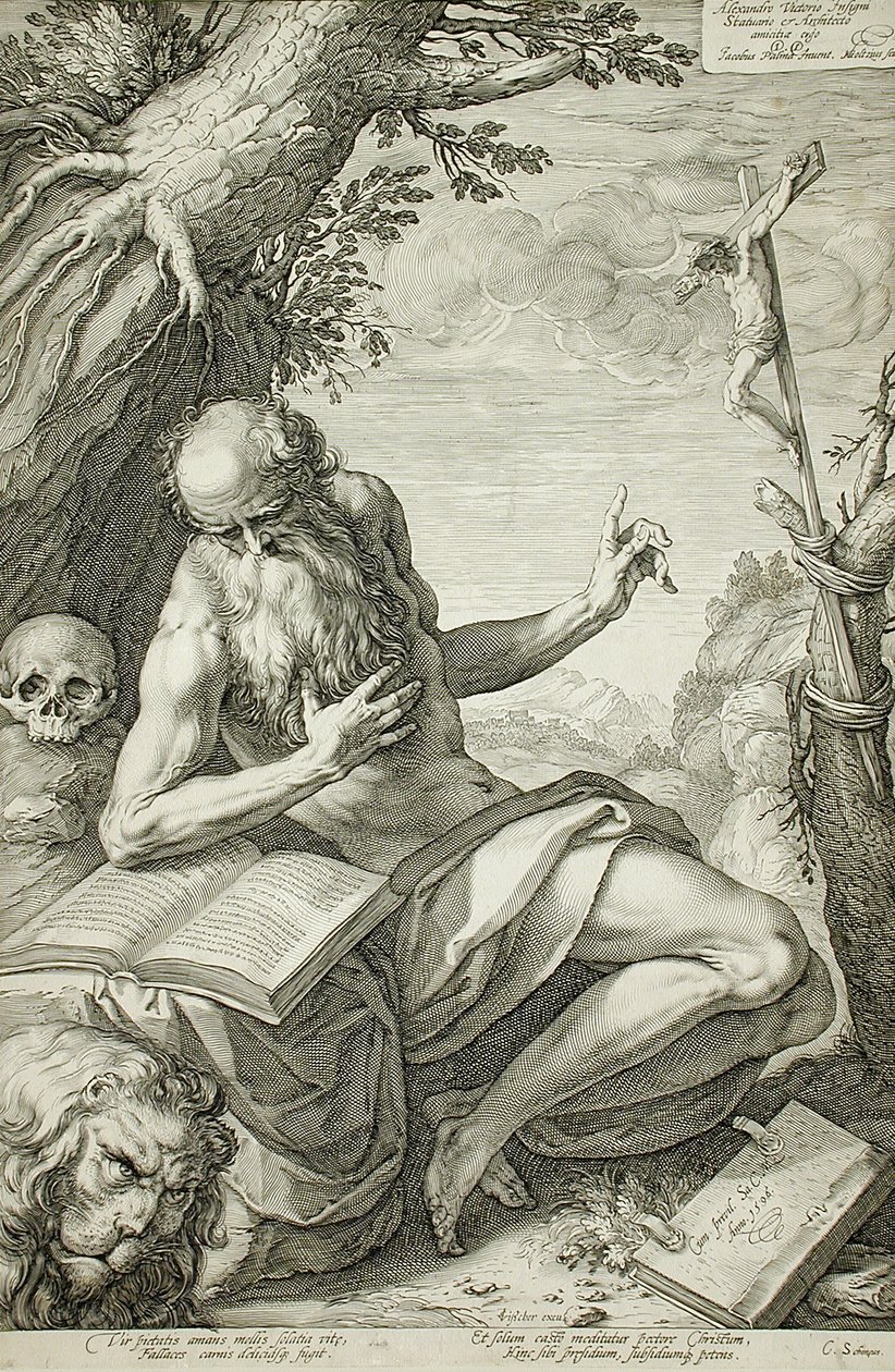 San Girolamo da Hendrick Goltzius