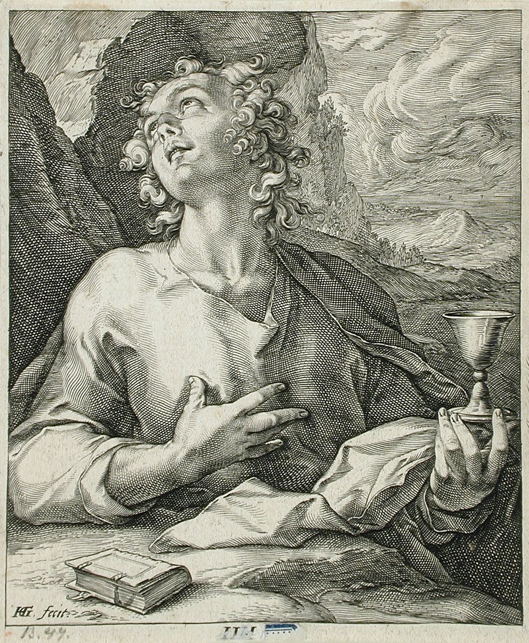 San Giovanni Evangelista da Hendrick Goltzius
