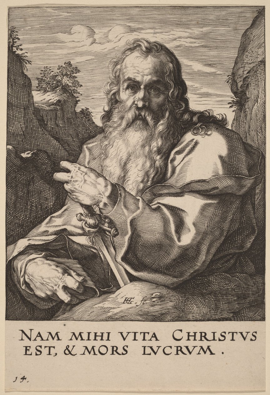 San Paolo da Hendrick Goltzius