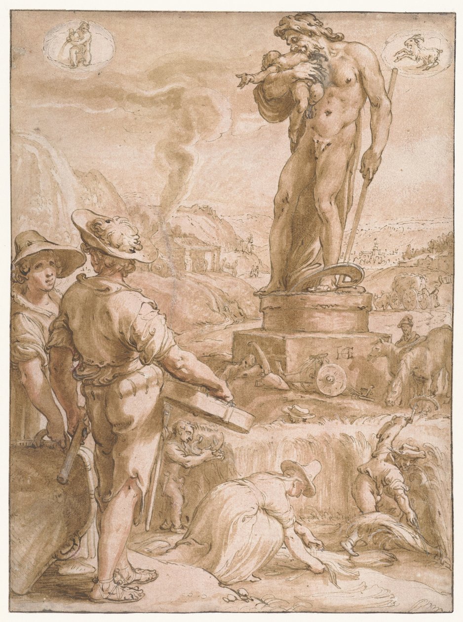 Saturno da Hendrick Goltzius