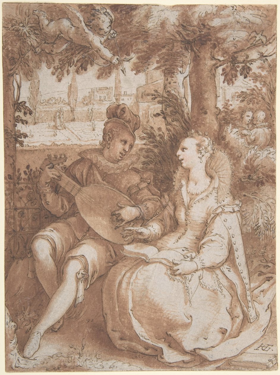 Primavera, disegno preparatorio per un