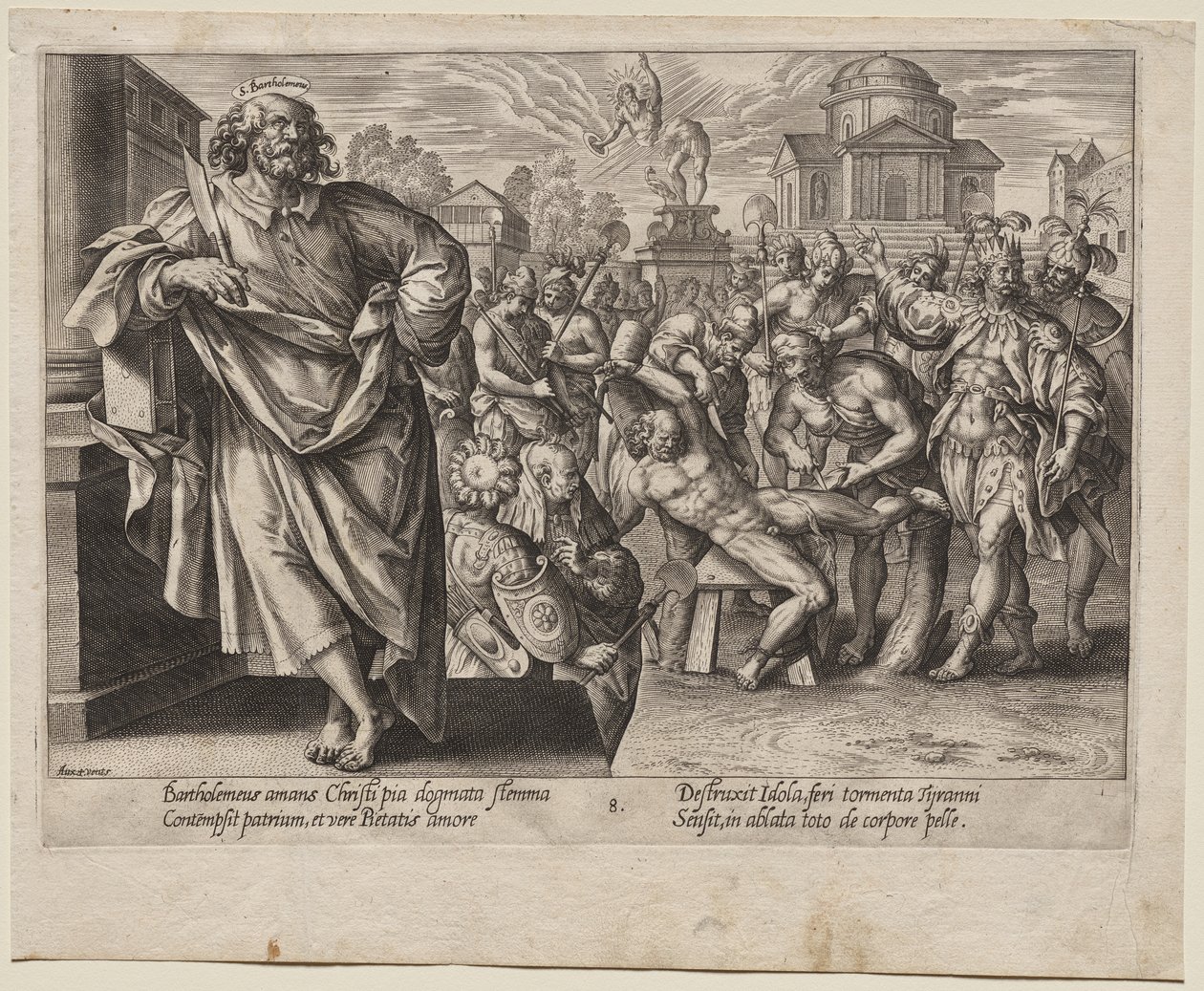 San Bartolomeo da Hendrick Goltzius