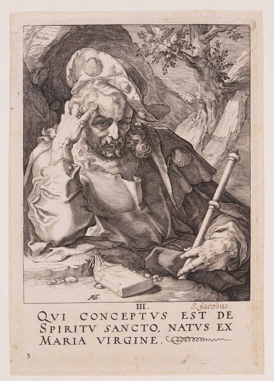 San Giacomo Maggiore, da Cristo, gli Apostoli e San Paolo con il Credo da Hendrick Goltzius