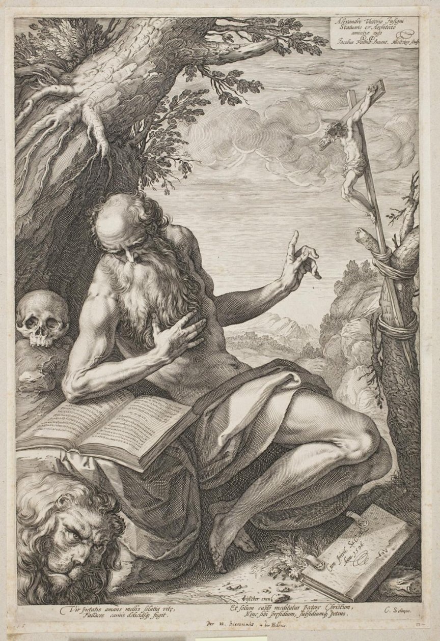 San Girolamo da Hendrick Goltzius