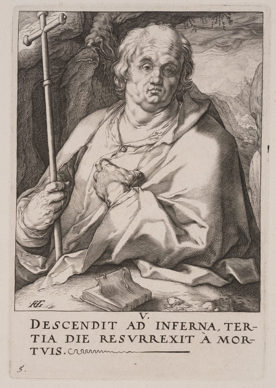 San Filippo, da Cristo, gli Apostoli e San Paolo con il Credo da Hendrick Goltzius