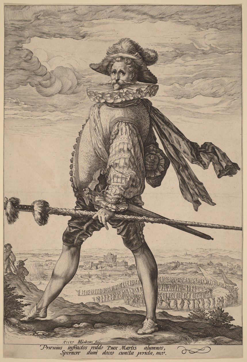 Il capitano di fanteria da Hendrick Goltzius