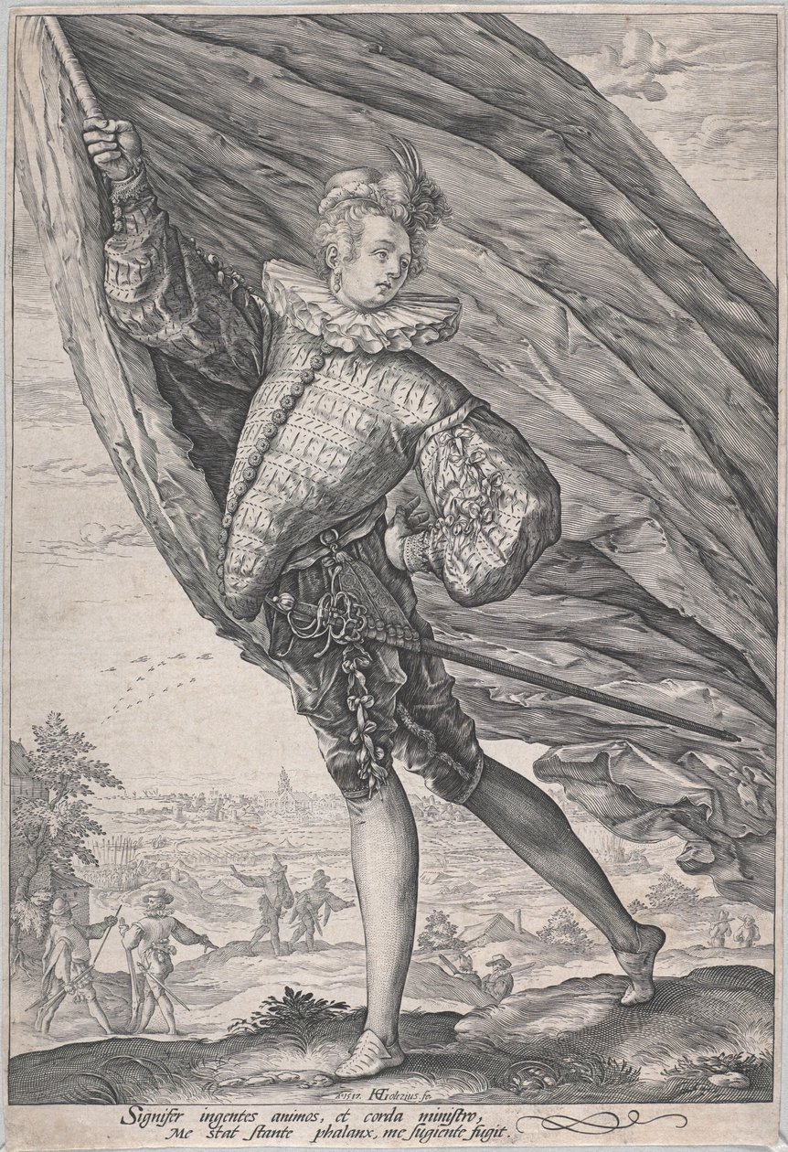Il grande portastendardo da Hendrick Goltzius