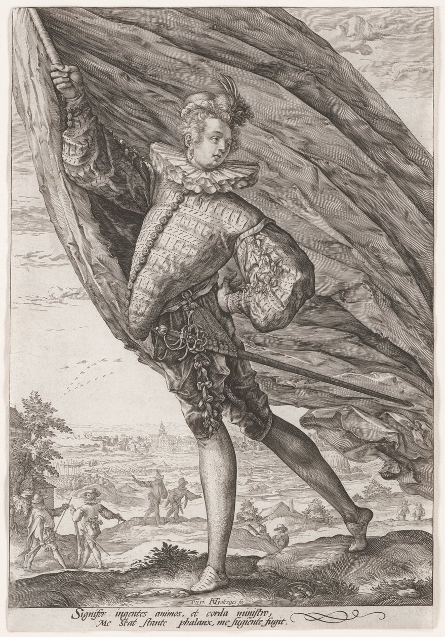 Il grande alfiere da Hendrick Goltzius