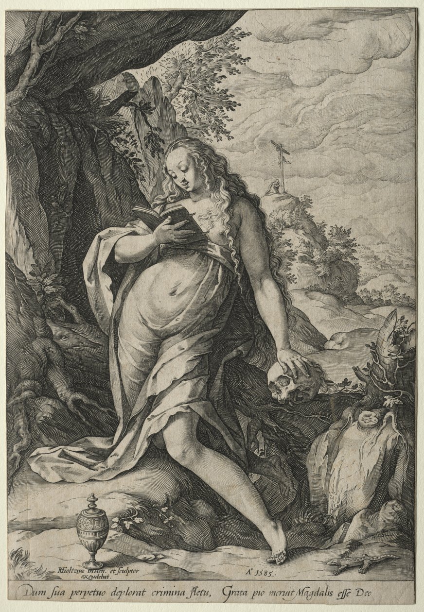 La Maddalena in penitenza da Hendrick Goltzius