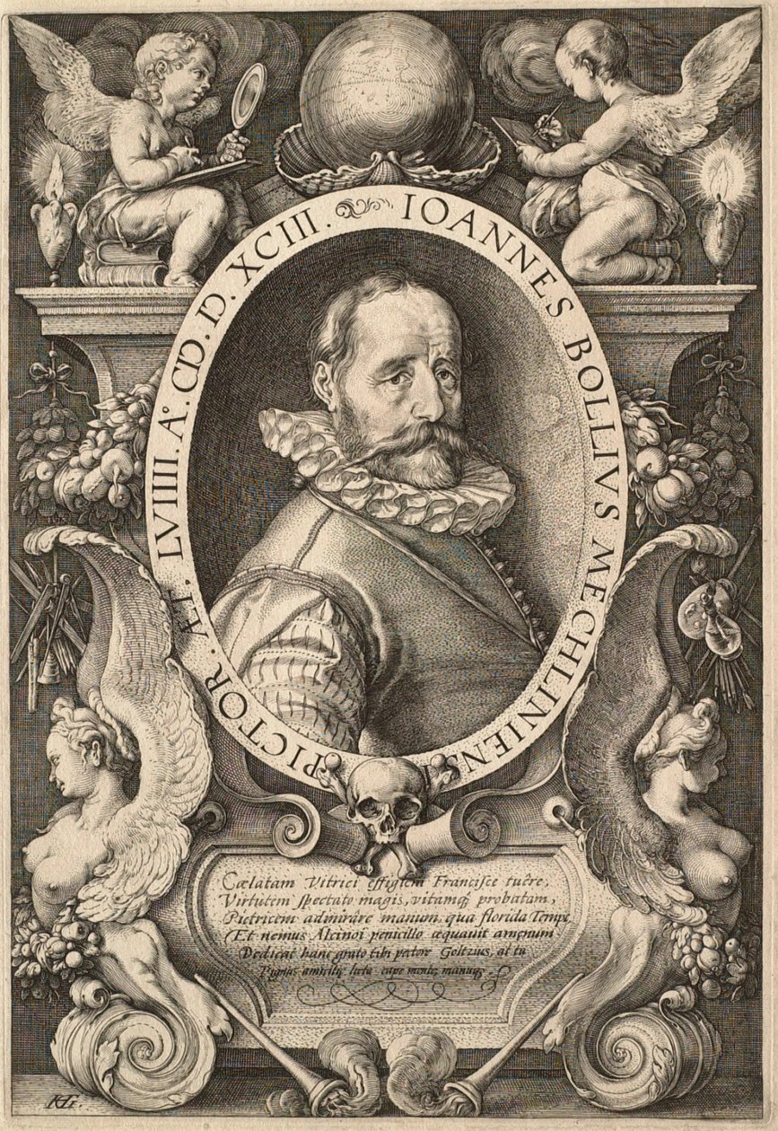 Il pittore Hans Bol (1534-1593) da Hendrick Goltzius