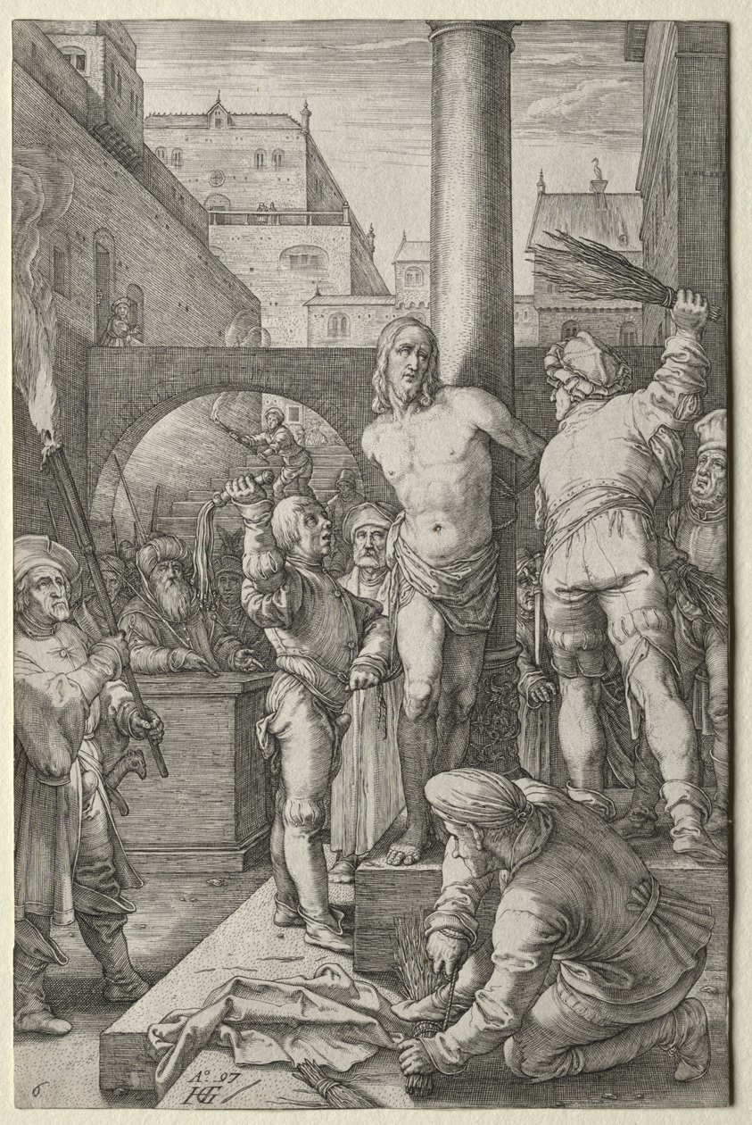 La passione: La flagellazione da Hendrick Goltzius