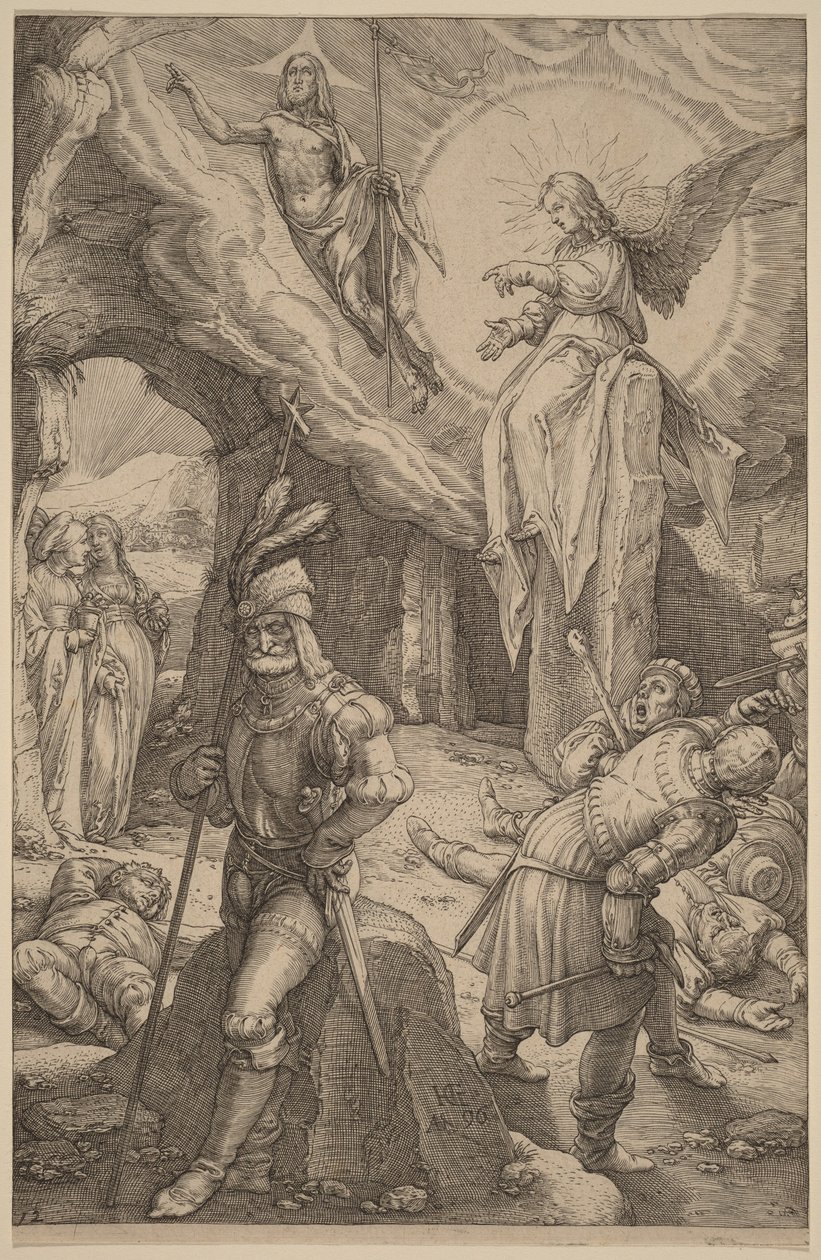 La Resurrezione da Hendrick Goltzius