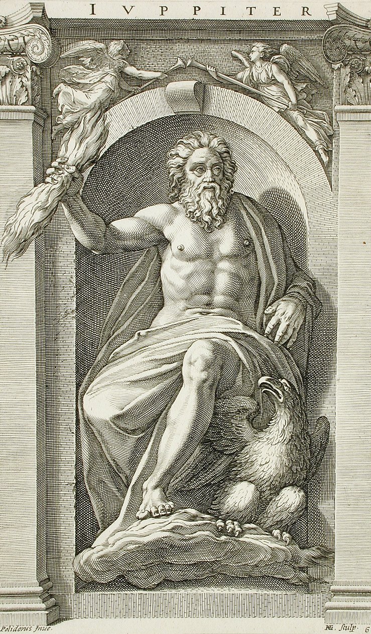 La serie degli dèi antichi da Hendrick Goltzius