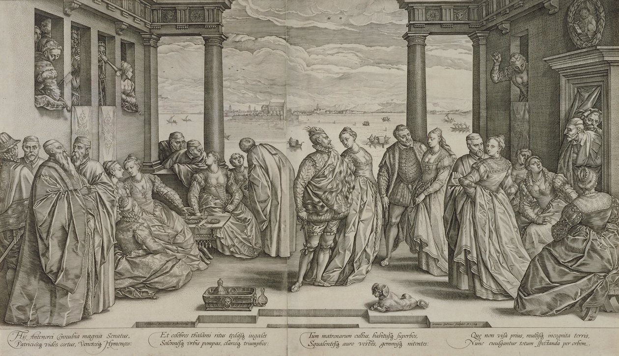 Il matrimonio veneziano da Hendrick Goltzius