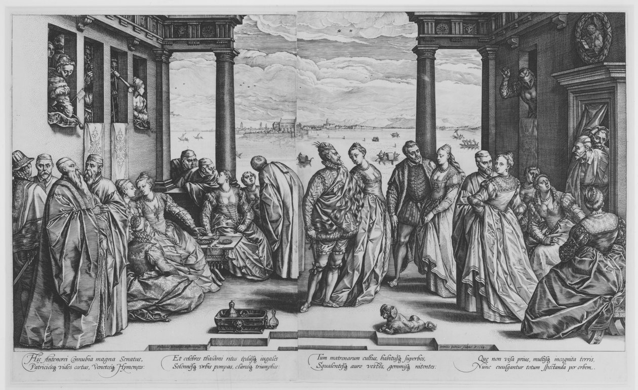 Le nozze veneziane da Hendrick Goltzius