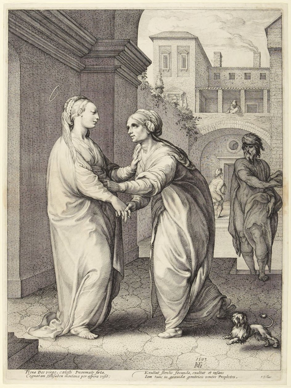 La Visitazione da Hendrick Goltzius