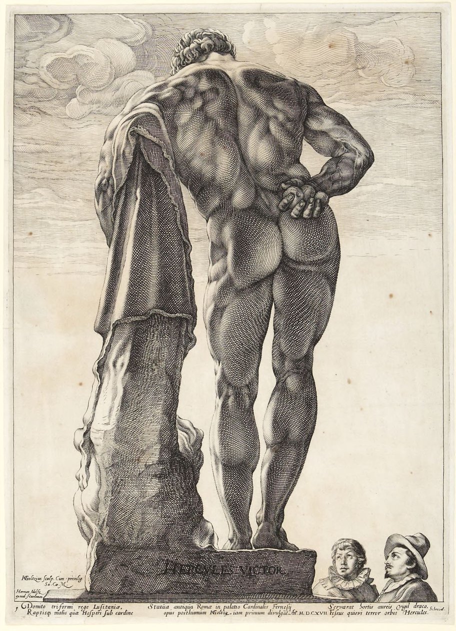 Tre famose sculture antiche da Hendrick Goltzius