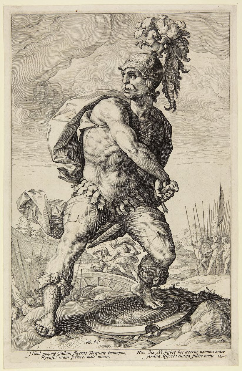 Titus Manlius Torquatus da Hendrick Goltzius