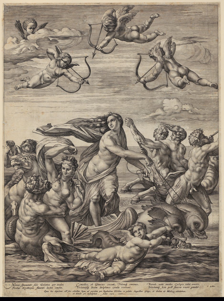 Il trionfo di Galatea da Hendrick Goltzius