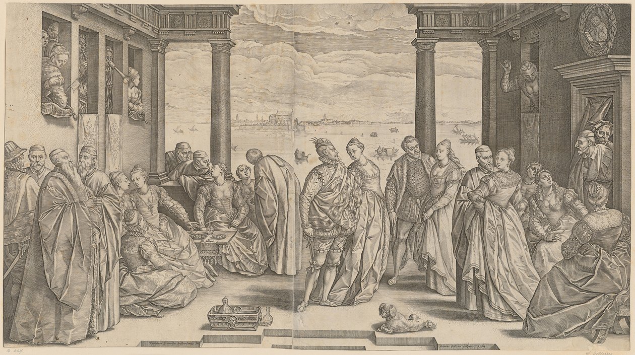 Matrimonio veneziano da Hendrick Goltzius