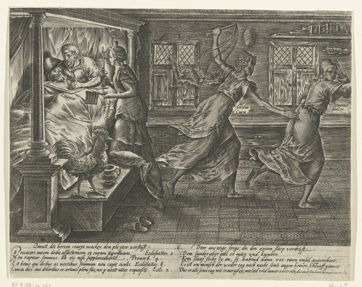Chi procede ha notti insonni da Hendrick Goltzius
