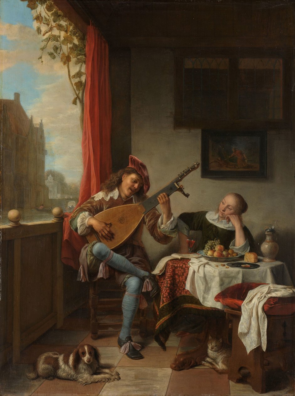 Il Suonatore di Liuto da Hendrick Martensz. Sorgh