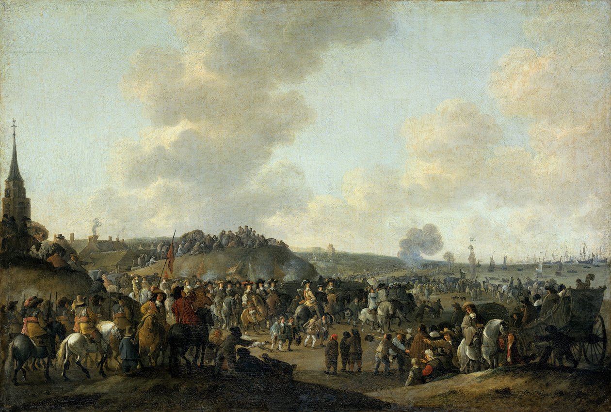 La partenza di Re Carlo II d