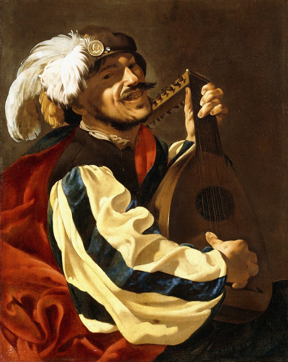 Un suonatore di liuto da Hendrick ter Brugghen