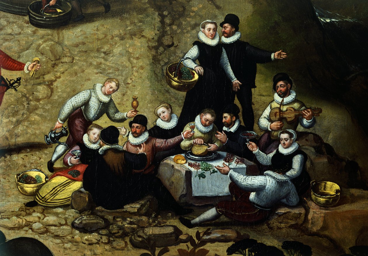 Fiera di campagna da Hendrick van den (1530 97) Broeck