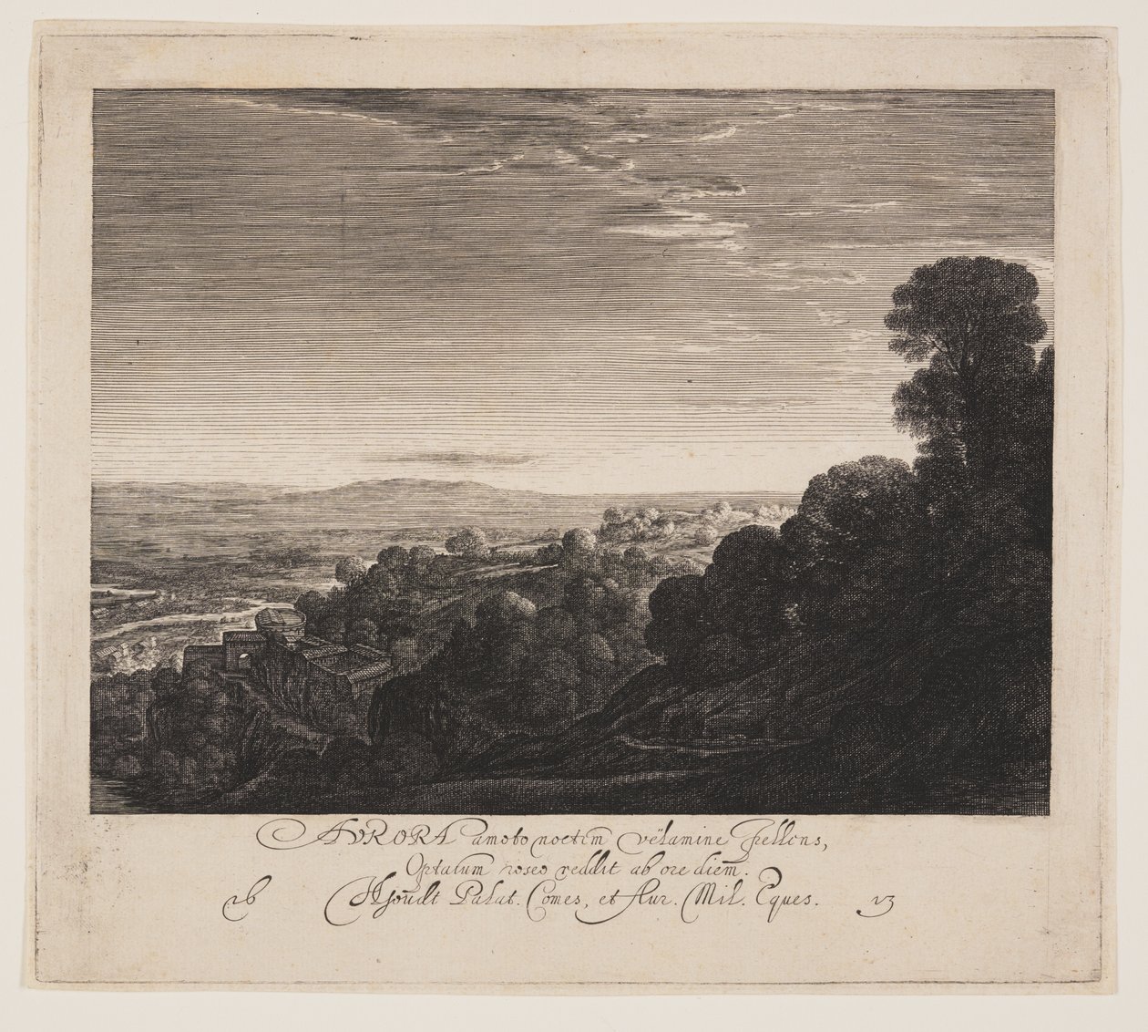 Aurora, paesaggio all