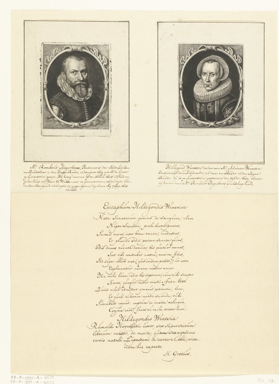 Ritratto di Hillegonda Wentzen da Hendrik Bary
