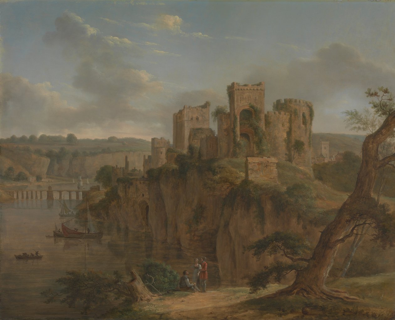 Castello di Chepstow da Hendrik Frans de Cort