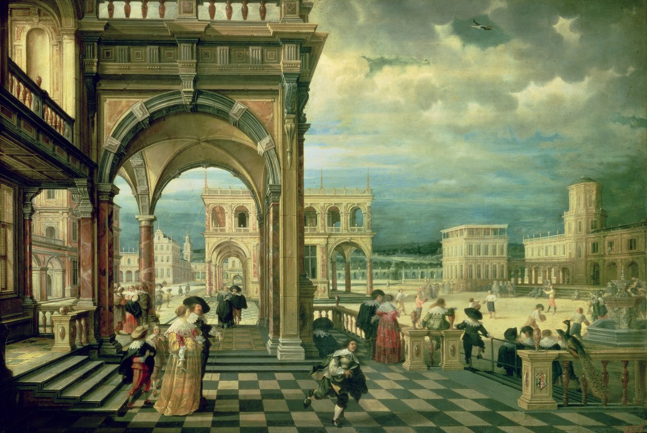 Palazzo italiano da Hendrik the Younger Steenwyck