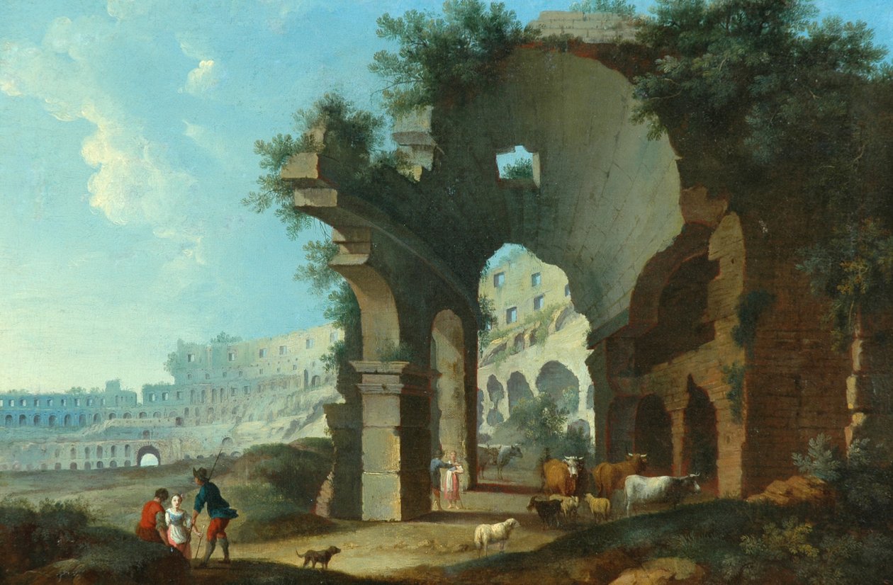 Il Colosseo a Roma da Hendrik van Lint