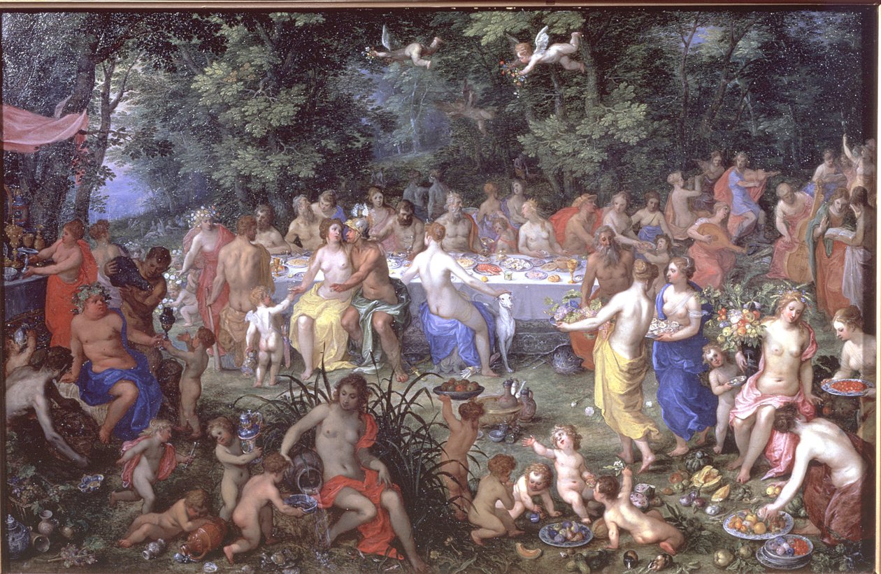 La festa degli dei da Hendrik van the Elder Balen