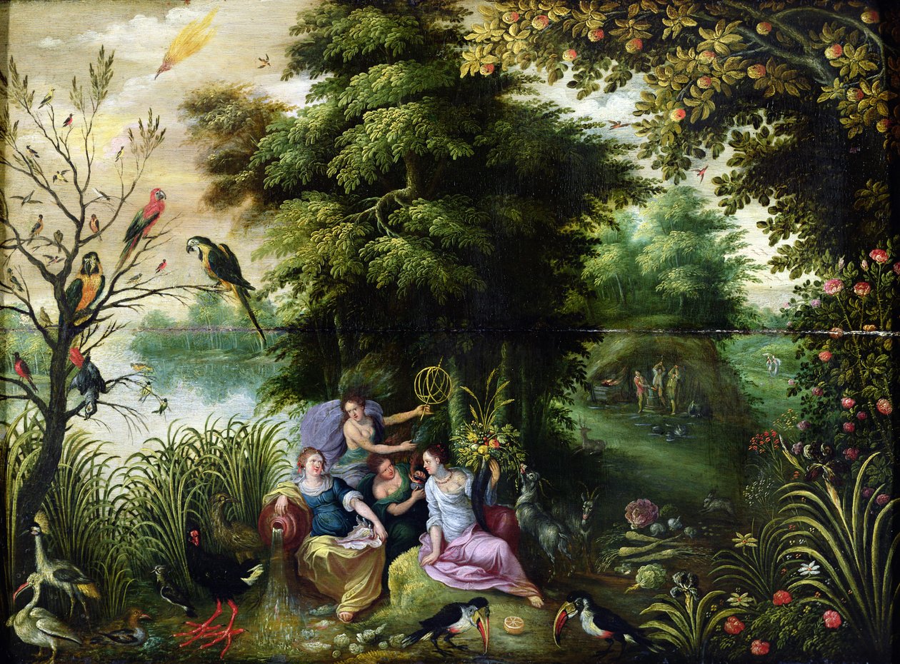 I quattro elementi da Hendrik van the Elder Balen