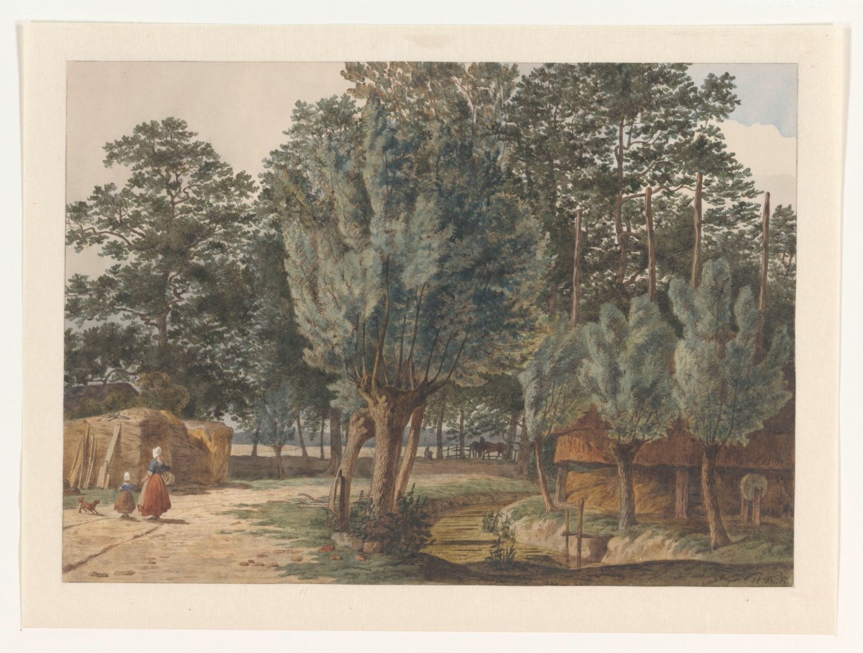 Nella tenuta di Houdringe presso De Bilt da Hendrik Abraham Klinkhamer