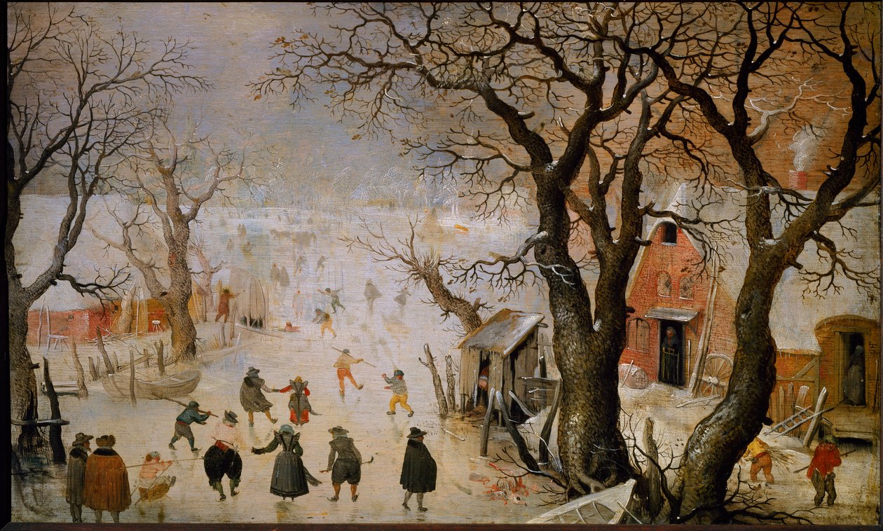 Paesaggio invernale nei Paesi Bassi da Hendrik Avercamp