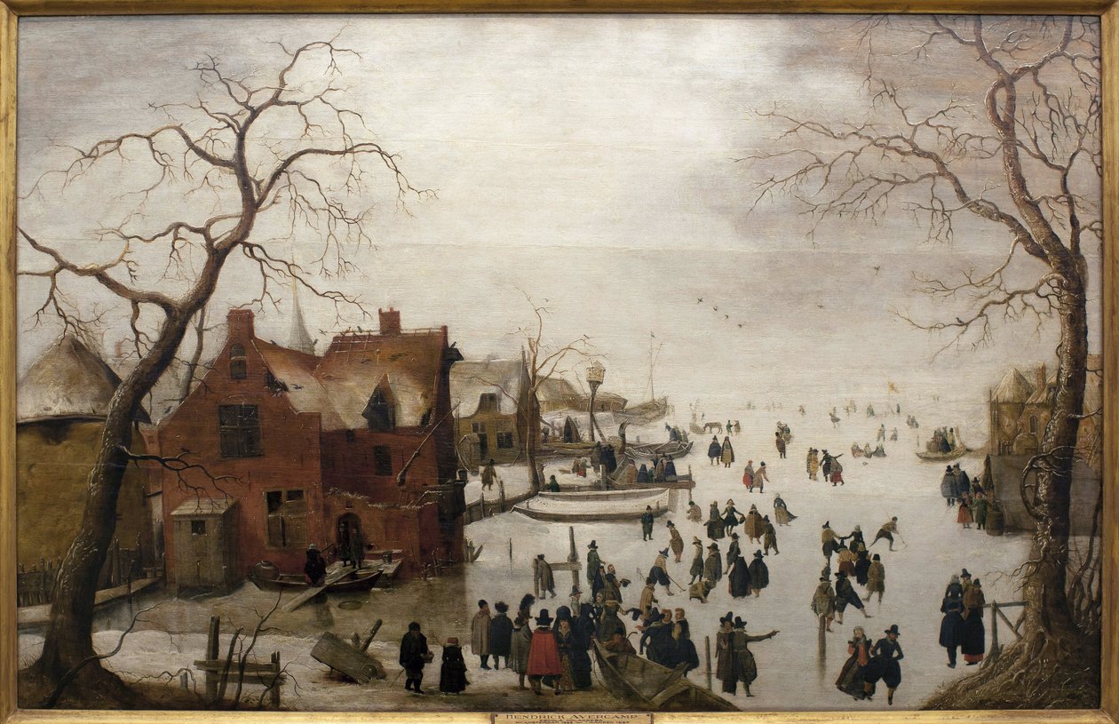 Scena invernale da Hendrik Avercamp