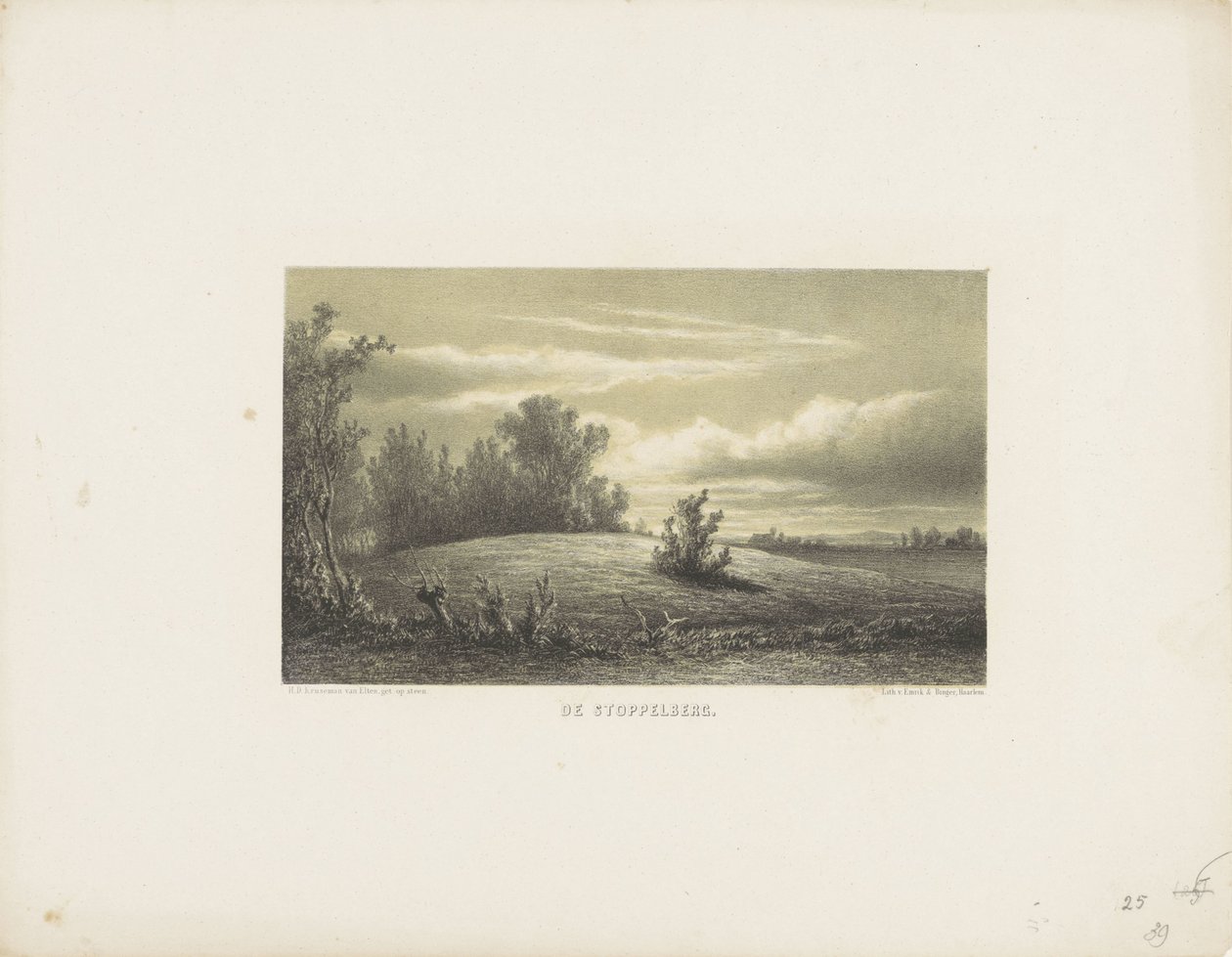 De Stoppelberg da Hendrik Dirk Kruseman van Elten