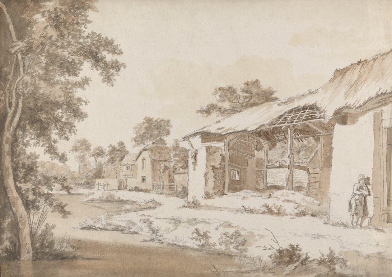 Fattoria in Rovina vicino a Coombe a Gittisham nel Devonshire, Tre Miglia da Honiton, Devon da Hendrik Frans de Cort